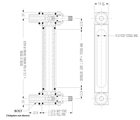 B3540-4 Adapter Dimensional